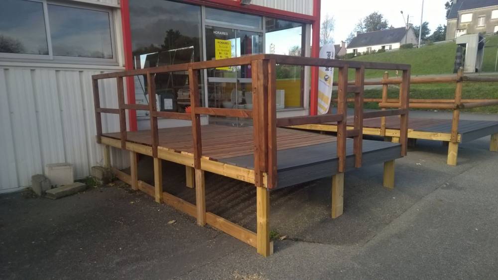 terrasse en pente
