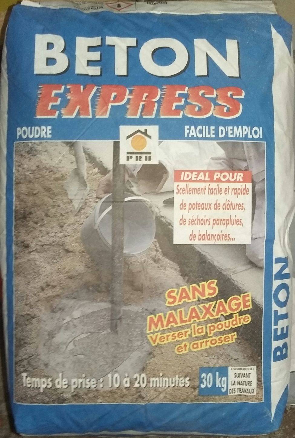 PRB BETON EXPRESS SANS MALAXAGE